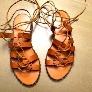 J. Crew gladiator sandals size 8 never worn